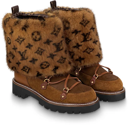 (W) Louis Vuitton Boots Territory 'Coklat' 1A5LRO Lookbook (W) Louis Vuitton Boots Territory 'Coklat' 1A5LRO