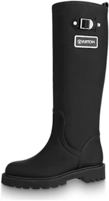 (W) Louis Vuitton Territory Flat High Boots 'Hitam' 1A9H1Z Buy (W) Louis Vuitton Territory Flat High Boots 'Hitam' 1A9H1Z