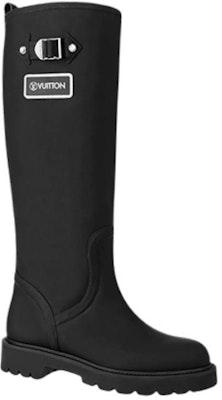 (Women) Louis Vuitton Territory Flat High Boots 'Black' 1A9H21 Order (Women) Louis Vuitton Territory Flat High Boots 'Black' 1A9H21