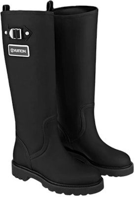 (Women) Louis Vuitton Territory Flat High Boots 'Black' 1A9H21 Shop (Women) Louis Vuitton Territory Flat High Boots 'Black' 1A9H21