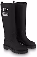 Shop (Women) Louis Vuitton Territory Flat High Boots 'Black' 1A9H1Z