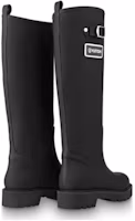 Purchase (Women) Louis Vuitton Territory Flat High Boots 'Black' 1A9H1Z
