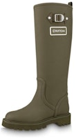 (Women) Louis Vuitton Territory Flat High Boots 'Olive Green' 1A9H2V (Women) Louis Vuitton Territory Flat High Boots 'Olive Green' 1A9H2V
