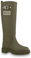 Order (Women) Louis Vuitton Territory Flat High Boots 'Olive Green' 1A9H2V