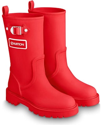 (Women) Louis Vuitton Territory Flat High Boots 'Red' 1A9H9M Order (Women) Louis Vuitton Territory Flat High Boots 'Red' 1A9H9M