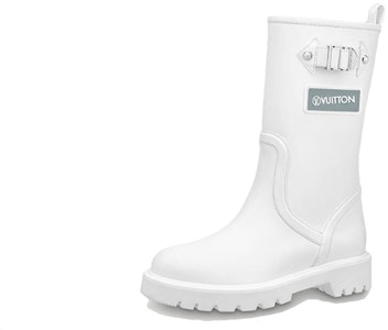 (W) Louis Vuitton Territory Flat High Boots 'Putih' 1A9H8O Buy (W) Louis Vuitton Territory Flat High Boots 'Putih' 1A9H8O