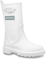 Order (Women) Louis Vuitton Territory Flat High Boots 'White' 1A9H8O