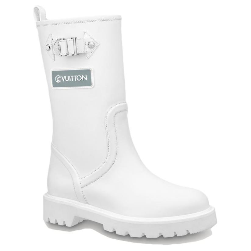 Order (W) Louis Vuitton Territory Flat High Boots 'Putih' 1A9H8O