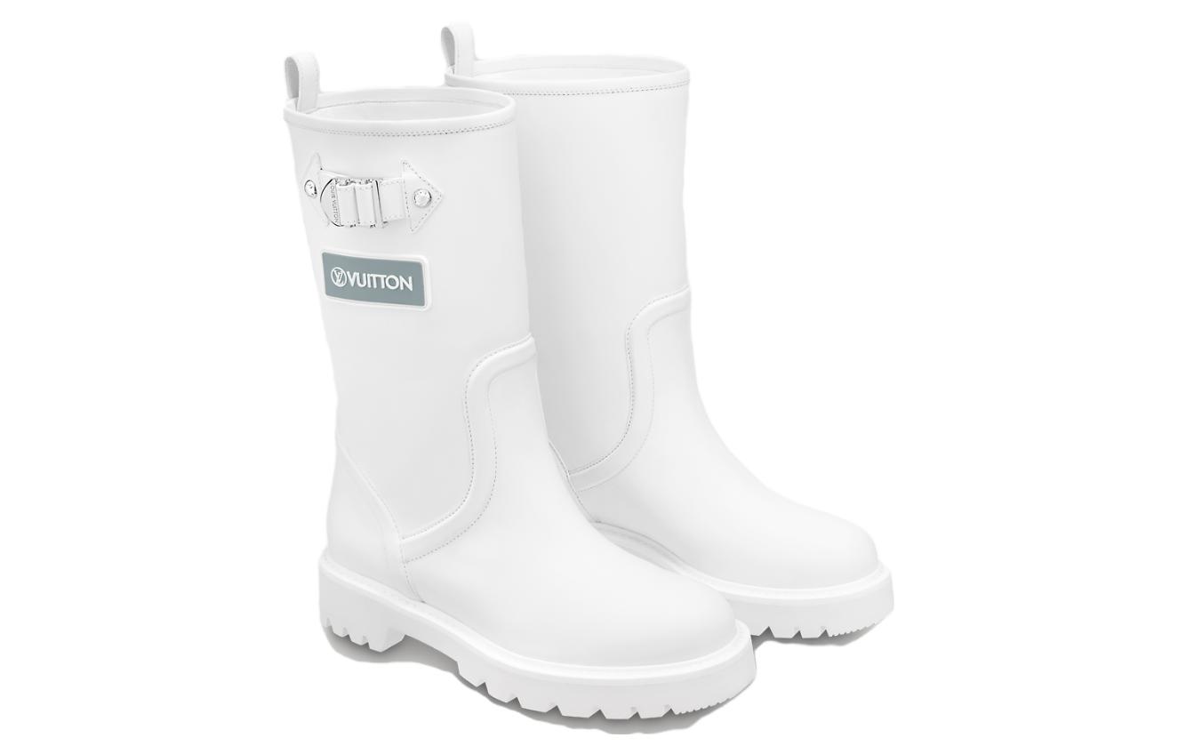 Lookbook (W) Louis Vuitton Territory Flat High Boots 'Putih' 1A9H8O