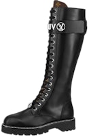 (Women) Louis Vuitton Territory Flat High Ranger Boots 'Black' 1A9H1K (Women) Louis Vuitton Territory Flat High Ranger Boots 'Black' 1A9H1K