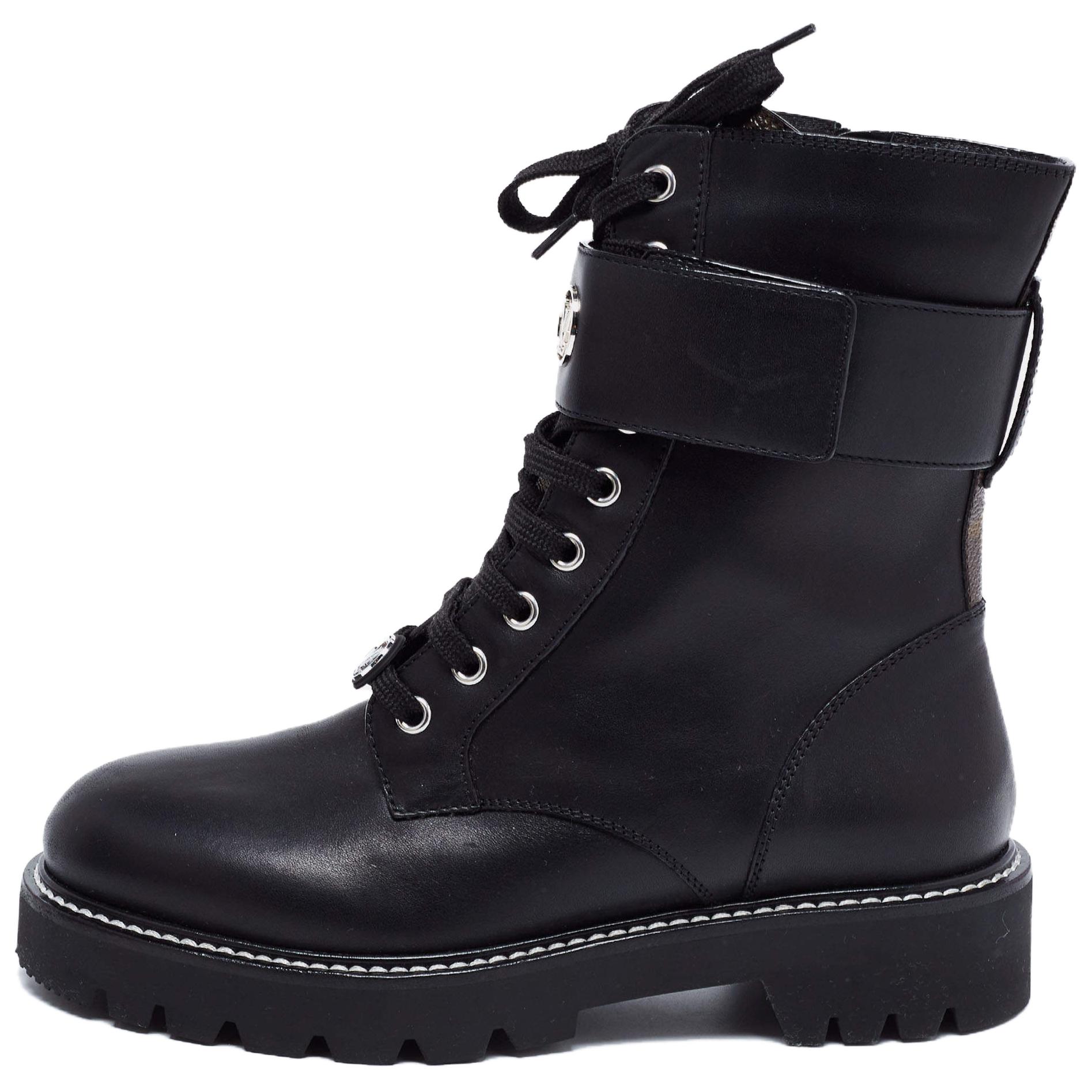 Order (W) 路易威登黑色银标平底游骑兵靴 1AAE3W