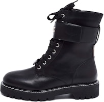 (W) Louis Vuitton Territory Flat Ranger Boots 'Hitam dengan Logo Perak' 1AAE3W Order (W) Louis Vuitton Territory Flat Ranger Boots 'Hitam dengan Logo Perak' 1AAE3W