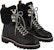 (W) Boots Louis Vuitton Territory Shearling Flat Ranger 'Hitam' 1A95IY