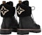 (W) Boots Louis Vuitton Territory Shearling Flat Ranger 'Hitam' 1A95IY