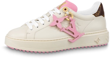 (Women) Louis Vuitton Time Out Sneakers 'Beige Pink' 1ABB5S (Women) Louis Vuitton Time Out Sneakers 'Beige Pink' 1ABB5S