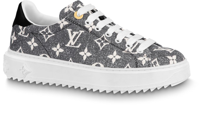 LOUIS VUITTON Time Out 系帶 低筒 時髦板鞋 女款 灰白 Order LOUIS VUITTON Time Out 系帶 低筒 時髦板鞋 女款 灰白