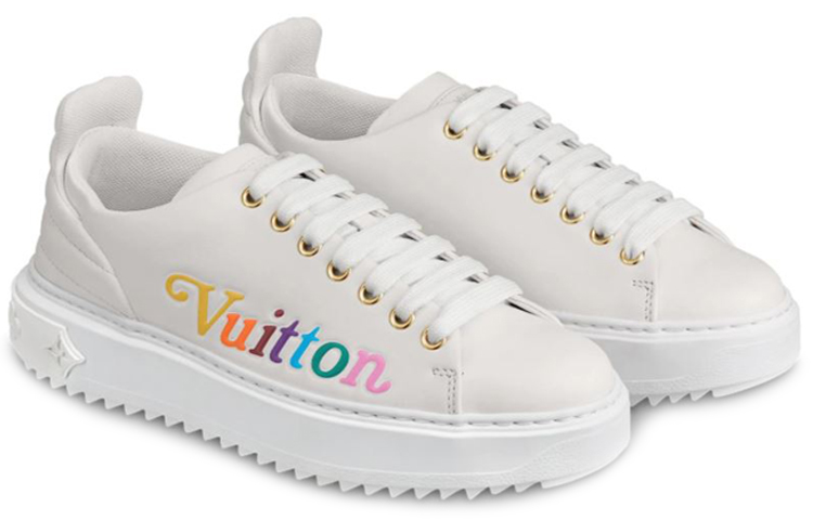 (W) LV Time Out Vuitton Sneakers White 圖 3