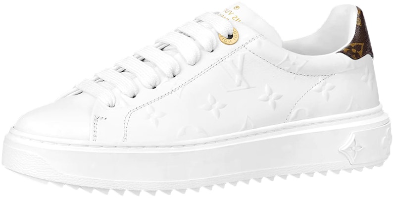 (Women) Louis Vuitton Time Out Sneakers 'White with White Monogram' 1A9HBT Buy (Women) Louis Vuitton Time Out Sneakers 'White with White Monogram' 1A9HBT