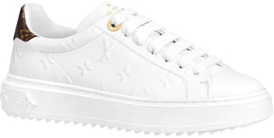 (W) Louis Vuitton Time Out Sneakers 'Putih dengan Monogram Putih' 1A9HBT Order (W) Louis Vuitton Time Out Sneakers 'Putih dengan Monogram Putih' 1A9HBT