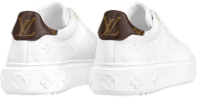 (W) Louis Vuitton Time Out Sneakers 'Putih dengan Monogram Putih' 1A9HBT Purchase (W) Louis Vuitton Time Out Sneakers 'Putih dengan Monogram Putih' 1A9HBT