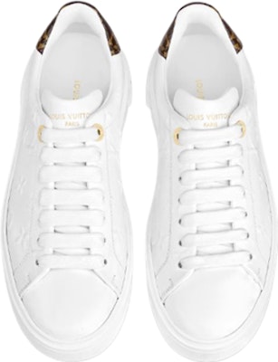 (W) Louis Vuitton Time Out Sepatu 'Putih Monogram Cokelat' 1AAE5M Shop (W) Louis Vuitton Time Out Sepatu 'Putih Monogram Cokelat' 1AAE5M