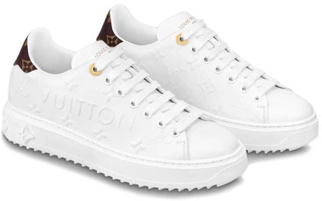 LOUIS VUITTON Time Out 牛皮 時尚板鞋 女款 白色 Order LOUIS VUITTON Time Out 牛皮 時尚板鞋 女款 白色