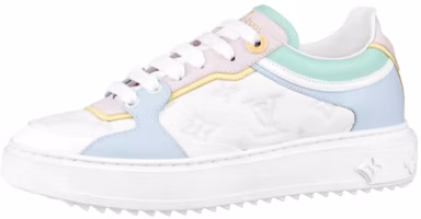 (Women) Louis Vuitton Time Out Sneakers 'White with Baby Shades' 1A8VTZ (Women) Louis Vuitton Time Out Sneakers 'White with Baby Shades' 1A8VTZ