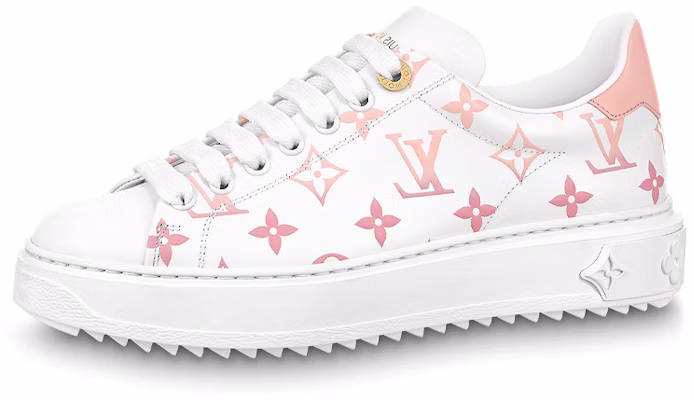(W) Louis Vuitton Time Out Sneakers 'Putih dengan Monogram Merah Jambu' 1AAEG2 Buy (W) Louis Vuitton Time Out Sneakers 'Putih dengan Monogram Merah Jambu' 1AAEG2