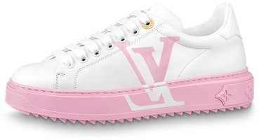 (Women) Louis Vuitton Time Out 'White Pink' 1A8MZL (Women) Louis Vuitton Time Out 'White Pink' 1A8MZL