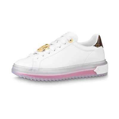 (W) LV Time Out Sneakers 'White Pink Gold'