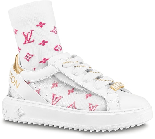 women-louis-vuitton-time-out-debossed-monogram-transparent-upper-white-gold-white-pink-socks-included-1-a9-pzs