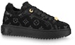 Order (W) Louis Vuitton Time Out Shearling Sneakers 'Monogram Hitam dengan Emas' 1A95KN