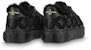 (W) Louis Vuitton Time Out Shearling Sneakers 'Monogram Hitam dengan Emas' 1A95KN