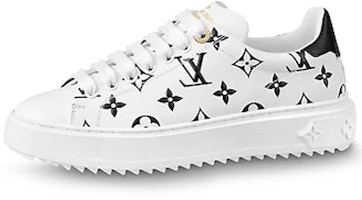 (Women) Louis Vuitton LV Time Out Sneakers Black/White 1A87NF (Women) Louis Vuitton LV Time Out Sneakers Black/White 1A87NF