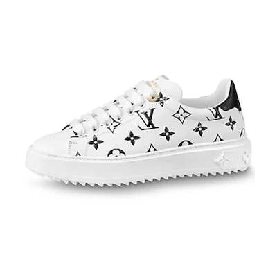 (W) LV LV Time Out Sneakers Black/White