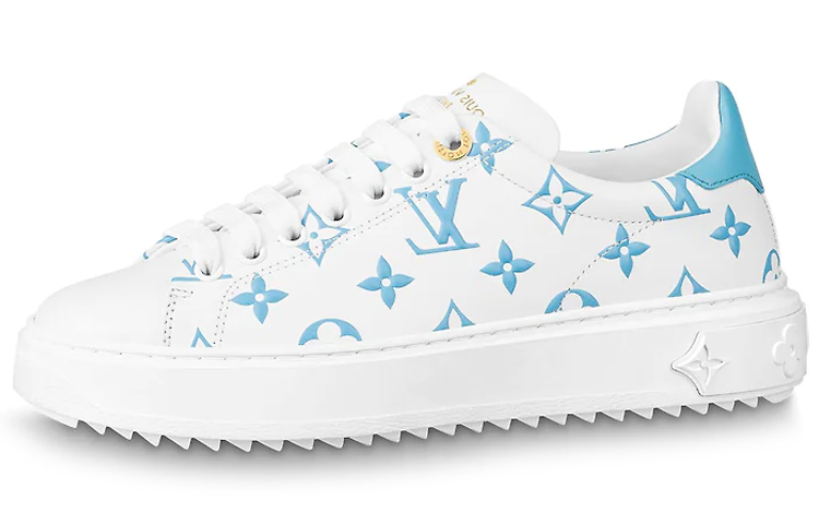 (Women) Louis Vuitton LV Time Out Casual Shoes Blue 1A87MU