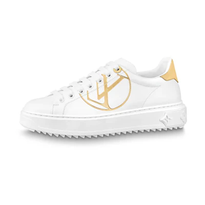(W) LV LV Time Out Sneakers 'White Gold'
