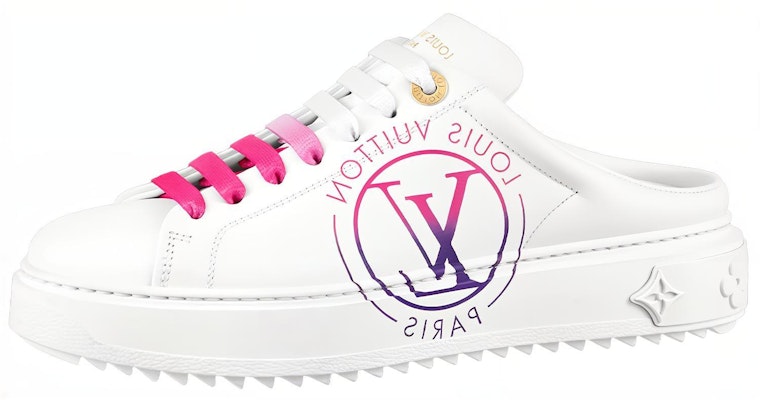 路易威登 Time Out 女款露跟運動板鞋 白色 Buy 路易威登 Time Out 女款露跟運動板鞋 白色