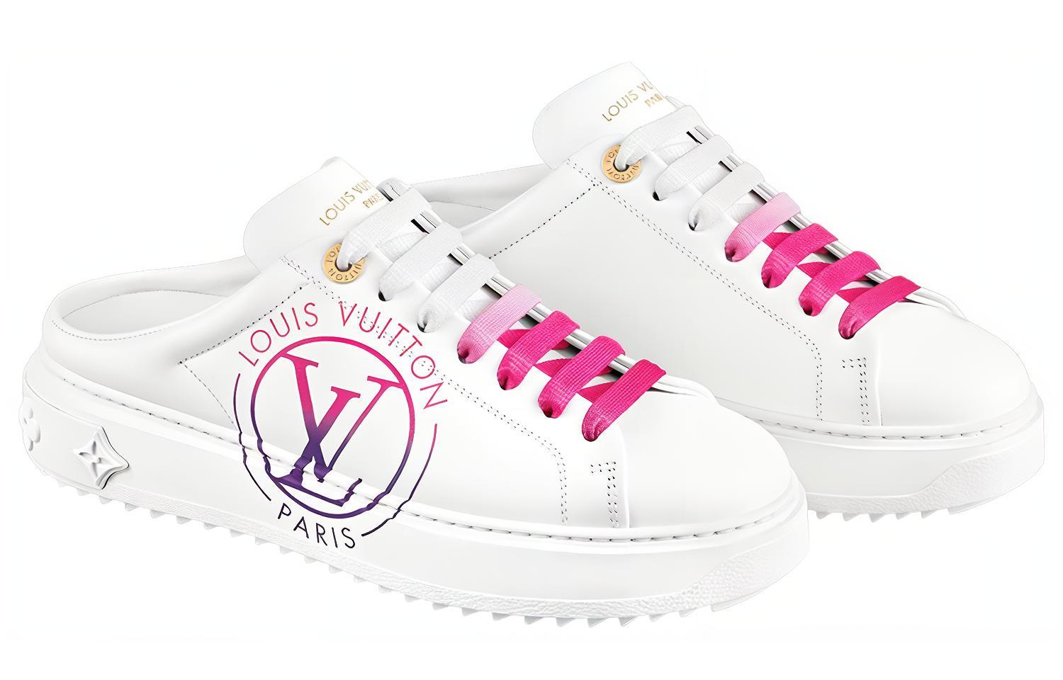 Lookbook 路易威登 Time Out 女款露跟運動板鞋 白色