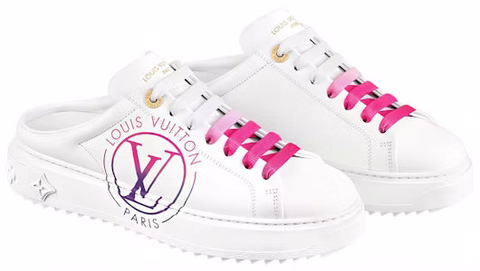 路易威登 Time Out 女款露跟運動板鞋 白色 Lookbook 路易威登 Time Out 女款露跟運動板鞋 白色