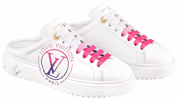 (W) Louis Vuitton Time Out Sepatu Sneakers 'Putih' 1AA1CH Lookbook (W) Louis Vuitton Time Out Sepatu Sneakers 'Putih' 1AA1CH