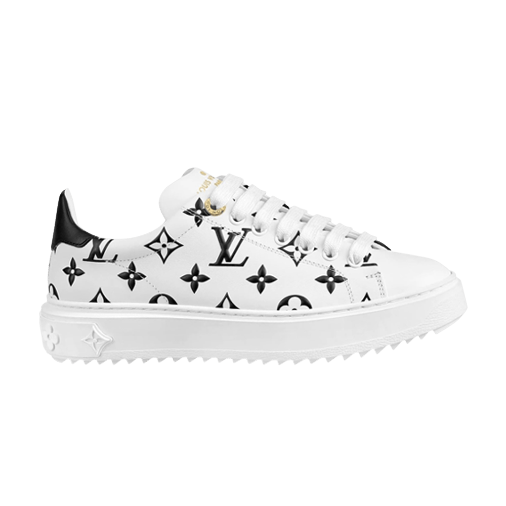 (Women) Louis Vuitton Time Out Sneaker 'White Black Monogram'  1A87NI