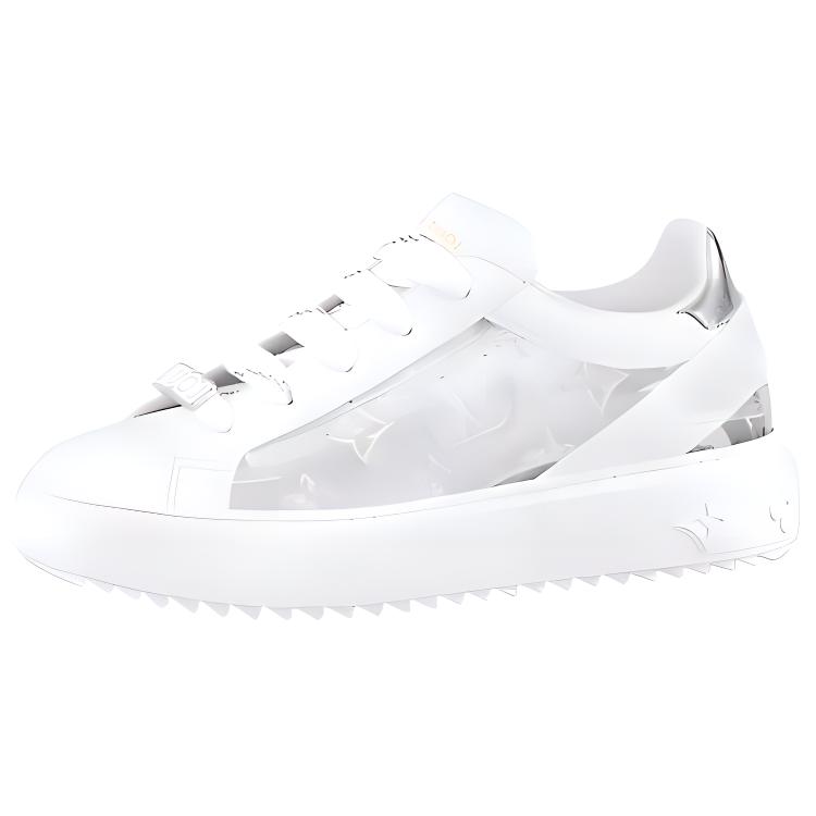 (Women) Louis Vuitton Time Out Sneaker 'White Blue' 1A9PZA
