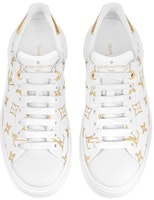 LOUIS VUITTON Time Out 休閒時尚板鞋 女款 白金色 Shop LOUIS VUITTON Time Out 休閒時尚板鞋 女款 白金色