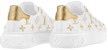 (Women) Louis Vuitton Time Out Sneakers 'White with Gold Monogram' 1A8TAA