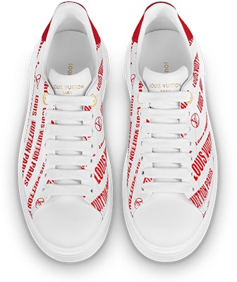 (Women) Louis Vuitton Time Out Sneaker 'White Red' 1A9D2M Lookbook (Women) Louis Vuitton Time Out Sneaker 'White Red' 1A9D2M
