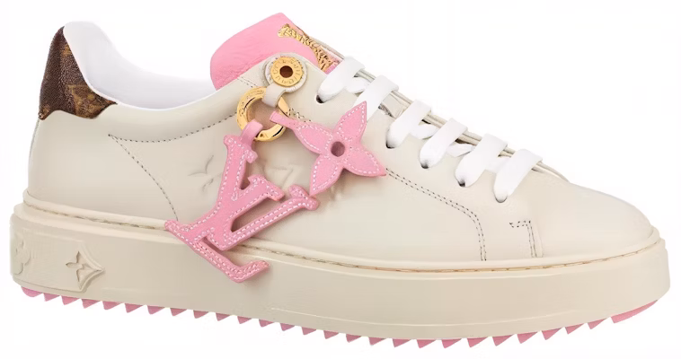 (W) Louis Vuitton Time Out Sneakers 'Beige Pink' Warna Pink Beige 1ABB5S Order (W) Louis Vuitton Time Out Sneakers 'Beige Pink' Warna Pink Beige 1ABB5S