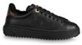Order (W) Louis Vuitton Time Out Kasut 'Monogram Hitam dengan Shearling' 1AAE04