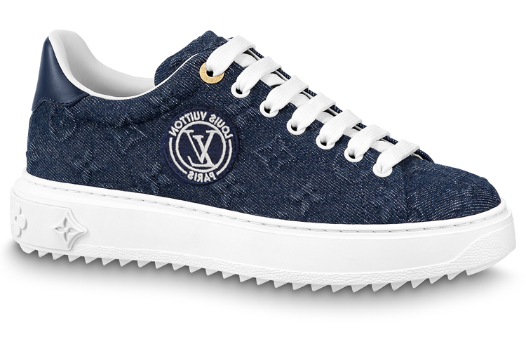 Order (W) ルイ・ヴィトン タイムアウト・スニーカー デニムブルー 1AADME