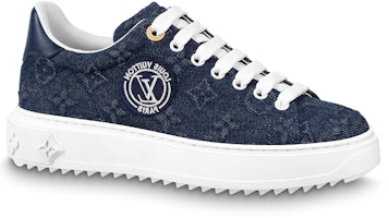 路易威登 Time Out 系帶 時尚板鞋 女款 藍色 Order 路易威登 Time Out 系帶 時尚板鞋 女款 藍色